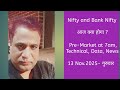 Nifty, Bank Nifty, Technical, Data, Pre Market update at 7 am, 13 Nov -2025