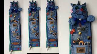 Amazing Craft With Old Jeans | Old Jeans Reuse Craft Ideas || Best Out Of Waste || STYLE OF LIFE