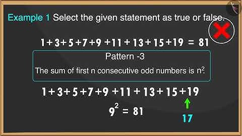Square Numbers &their patterns: Part- 1 | Part 3/3 | English | Class 8