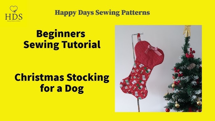 DIY Bucilla Christmas Dogs Holiday Puppy Decorating Felt Stocking