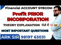 Profit Prior to Incorporation THOERY EXPLANATION IMPORTANT QUESTIONS SYBCOM SEM 4