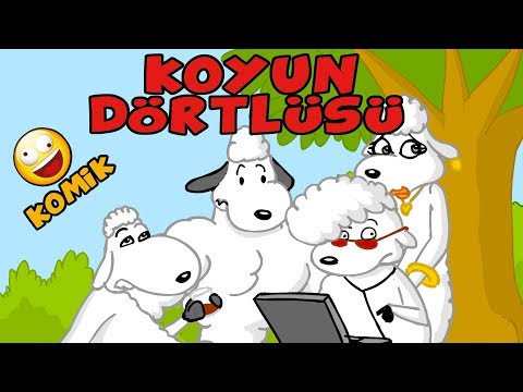 Koyun Dörtlüsü Komik Çizgi Animasyon Film