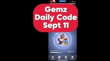 11 - 12 September 2024 Gemz Daily Code Today #gemz #gemzciphercode