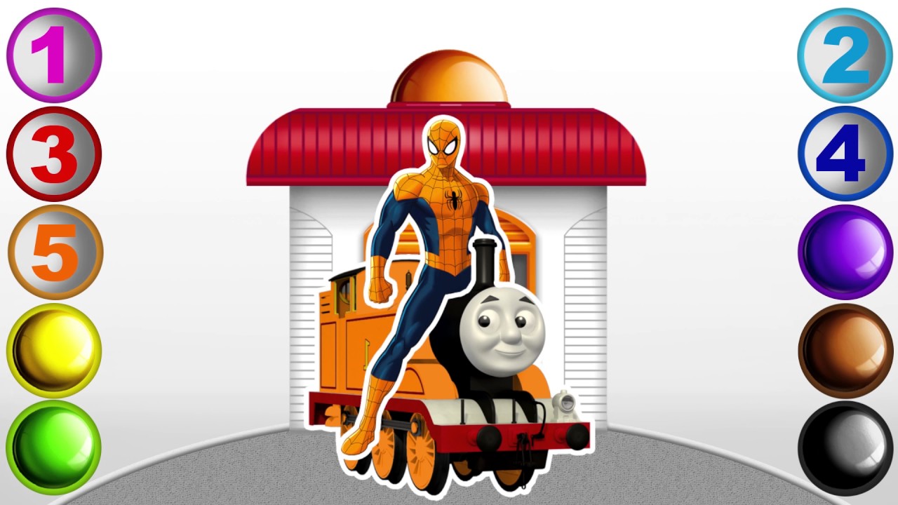 Thomas the Train! Learn Colors! Video for kids and toddlers! YouTube