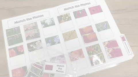 Complex Matching File Folder Activities Full Video