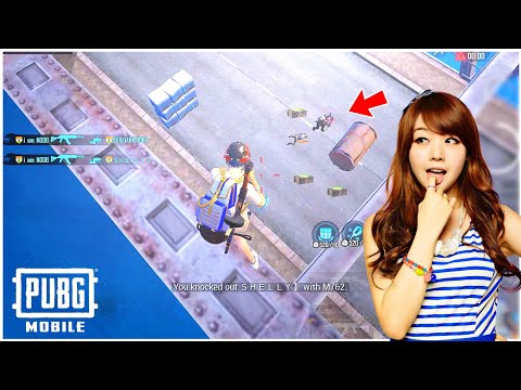 200 IQ Bridge Camping Against Girl Gamer In Pubg Mobile #shorts #pubg