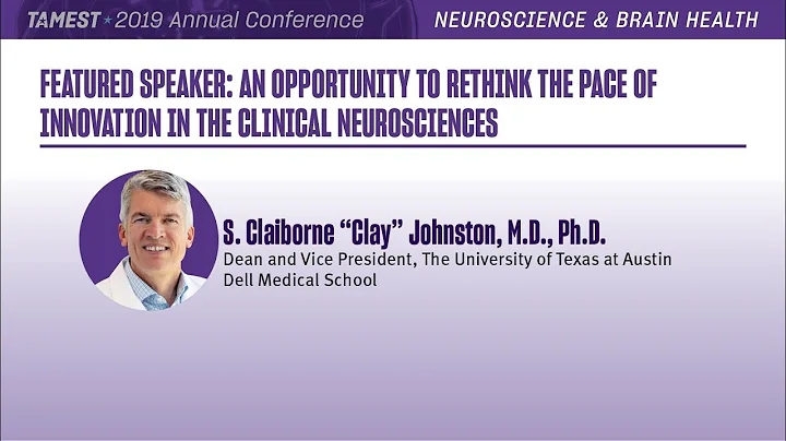 TAMEST 2019: Clay Johnston on Rethinking the Pace ...