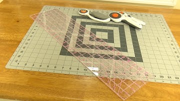 Clear Acrylic Ruler Demo for Sewing Projects, Upholstery & Canvas