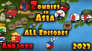 Zombies in Asia  Season 1. All series ( Countryballs )