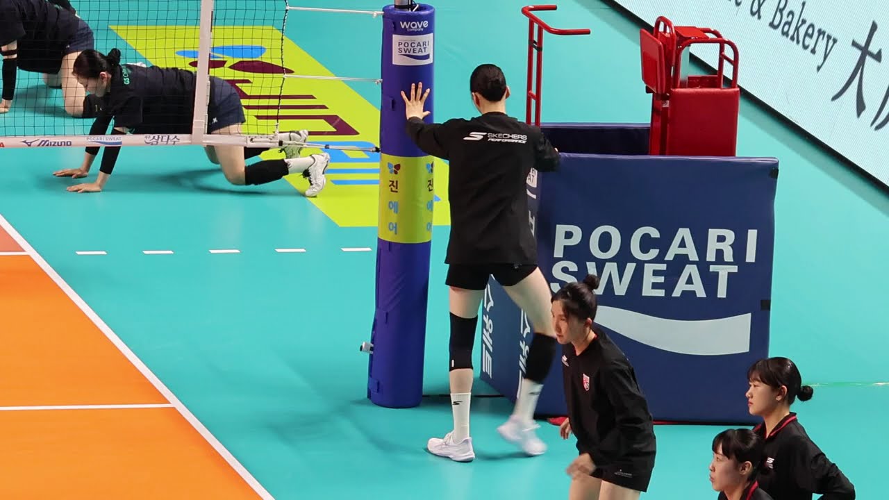 정관장8승한날 최서현, 박혜민 스트레칭 gs전 26,3,2