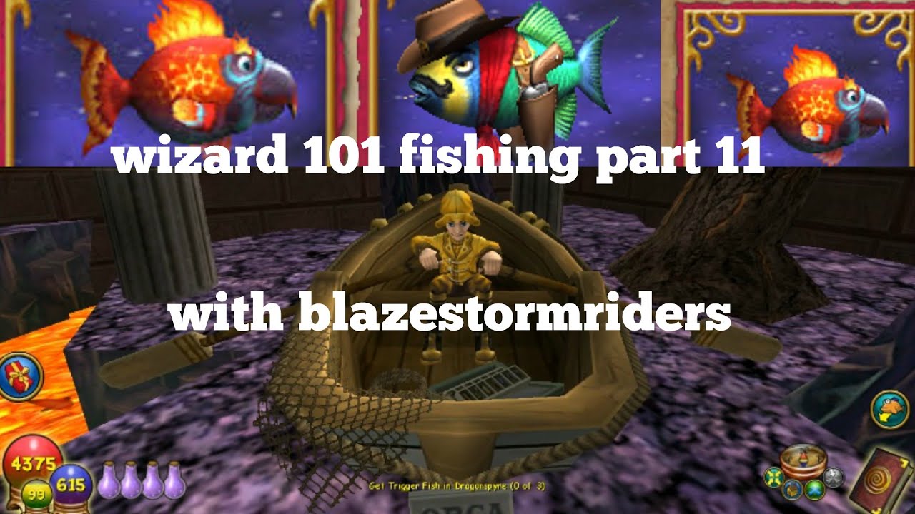 wizard 101 fishing part 11 YouTube