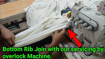 How to Bottom Rib Join with out servicing byoverlock Machine.2025 Sewing gamages video