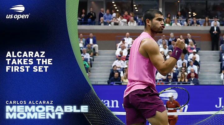 Carlos Alcaraz Wins the First Set in the Final Against Sinner | 2025 US Open