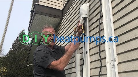DIYheatpumps.ca - Mr. Cool Line Set Installation