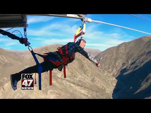 New Zealand's new attraction makes you a human slingshot