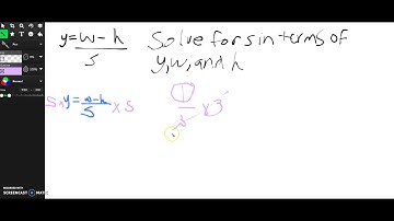 Rearranging multivariable equations (Algebra Episode 5)
