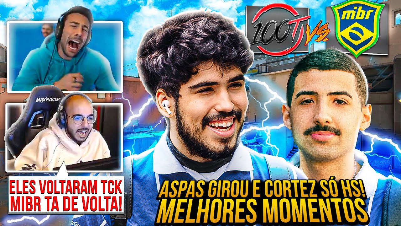 ASPAS ESTÁ de VOLTA! TCK e SACY FICARAM EM CHOQUE com O MIBR FAZENDO O IMPOSSIVEL! MIBR x 100T