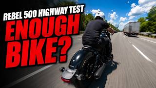 Can the Honda Rebel 500 Handle the Highway (Top Speed Test)