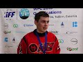 Men's WFCQ 2018 - EUR1 - LIE v FIN - Post match interviews