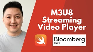 Build a M3U8 streaming video player with custom framework | Swift 5 | iOS Tutorial screenshot 1
