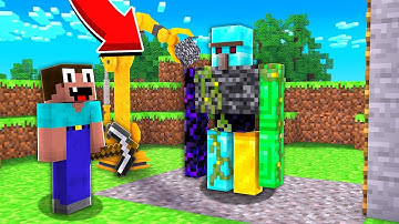 Minecraft NOOB vs PRO: HOW NOOB BUILT THIS BIGGEST MULTI GOLEM? Challenge 100% trolling Animation