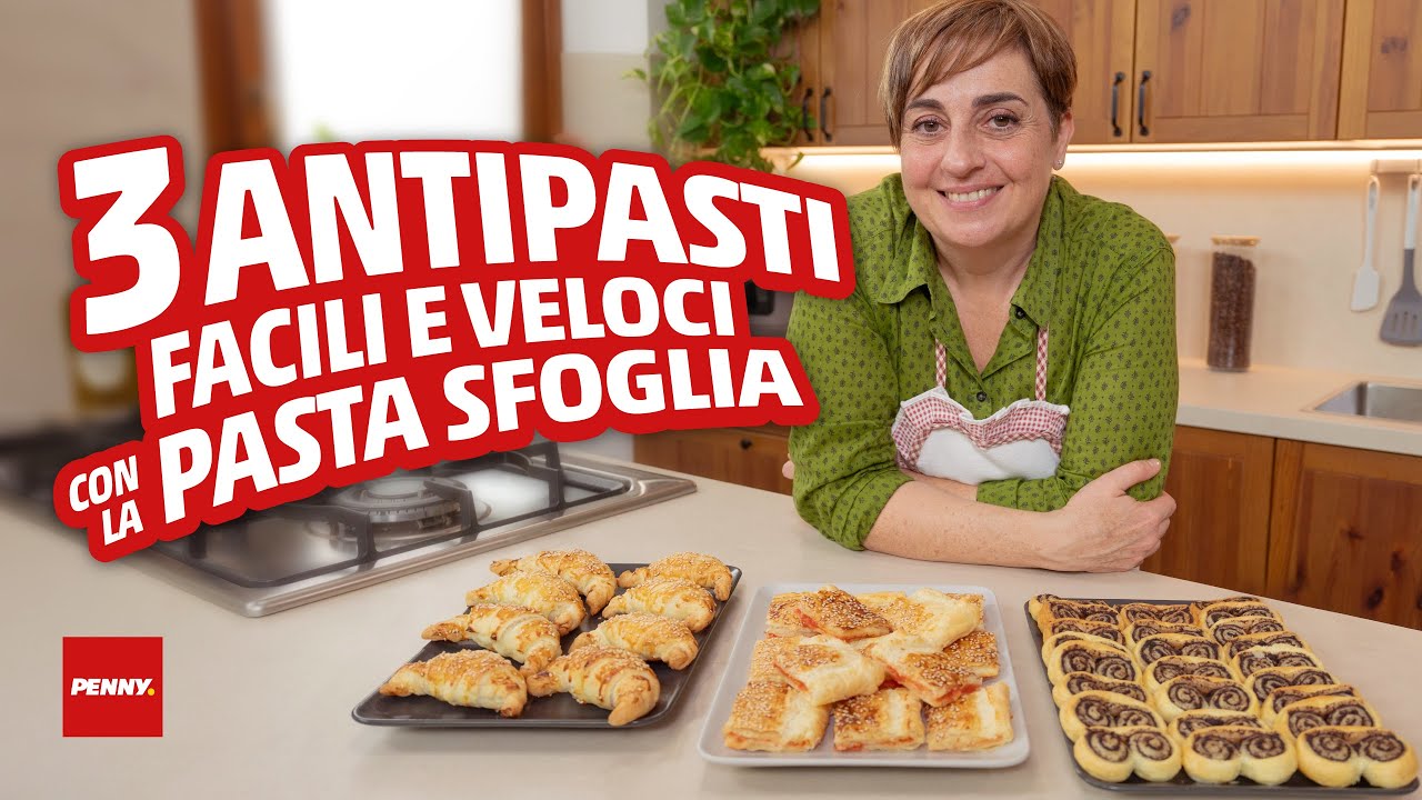 3 ANTIPASTI FACILI E VELOCI CON LA PASTA SFOGLIA Ricetta Facile - Fatto in Casa da Benedetta