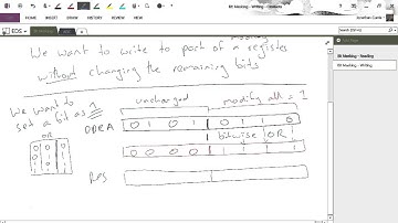 Embedded Software: Bitmasking (Writing)