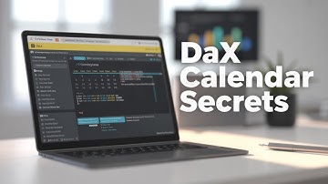 How to Create a calendar table in Power BI || DAX Function || @KTAnalytics