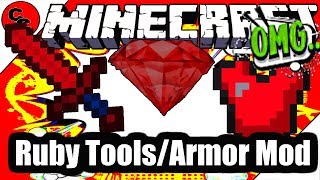 Minecraft Mods: ' Ruby Tools / Armor Mod 1.12.2 '