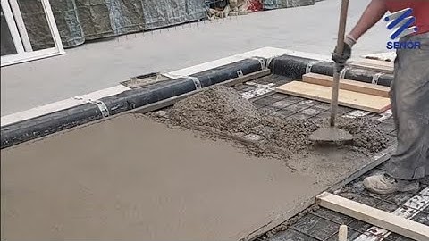 CONCRETE acoustic FLOOR - noise is no longer a problem