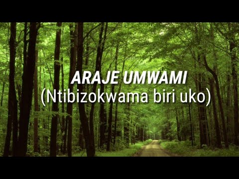 Ntibizokwama Biri Uko (Araje Umwami)( lyrics video)