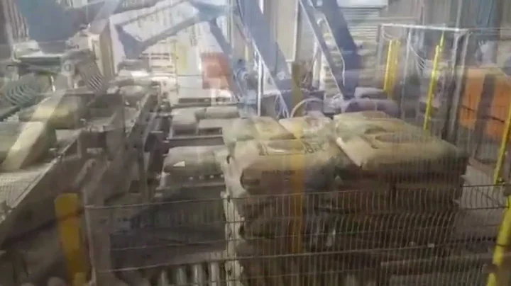 50KG Cement Bags Automated Palletizing