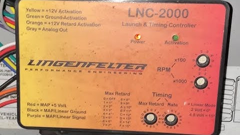 Lingenfelter LNC-2000 install