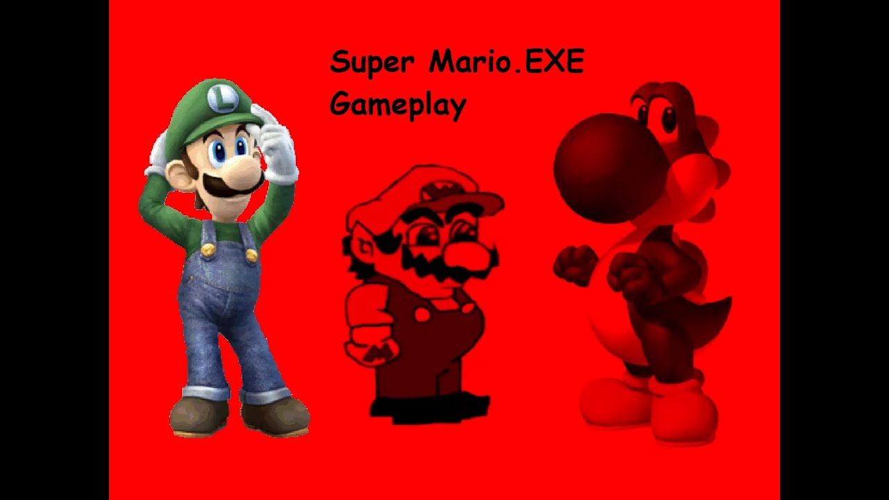 Super Mario.EXE Gameplay - Horror Game