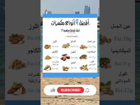 أفضل 9 أنواع مكسرات ايش تفضل منهم مكسرات غذاء صحي تخسيس