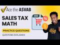 ASVAB Math Percent Word Problems Solving Equations Step By Step 