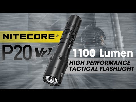 NITECORE P20 v2 1100 Lumen Tactical Flashlight