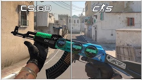 CS:GO VS CS 2 SKINS - Side by Side Comparison