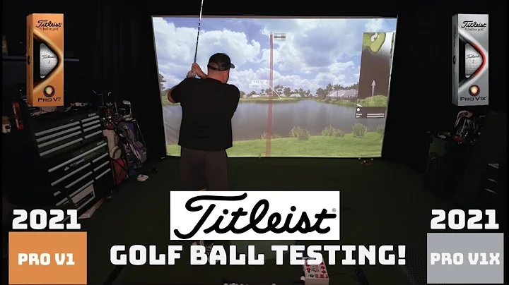 New 2021 Titleist ProV1 and ProV1x Golf Ball Testing