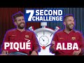 7 SECOND CHALLENGE | RAKUTEN CUP EDITION | Gerard Piqué vs Jordi Alba
