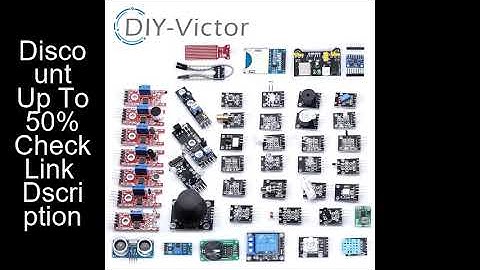 For arduino 45 in 1 Sensors Modules Starter Kit better than 37in1 sensor kit 37 in 1 Sensor Kit For