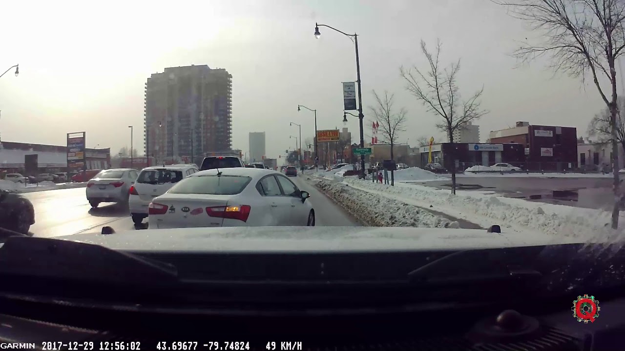 Brampton Ontario Dashcam Winter YouTube