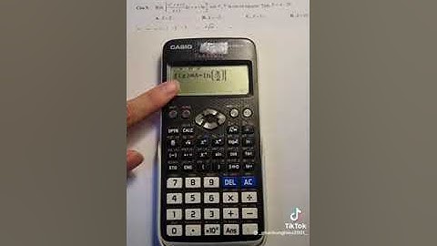 Bấm máy casio tích phân 2 ẩn siêu nhanh