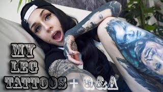 My Leg Tattoos Q&A - Monami Frost