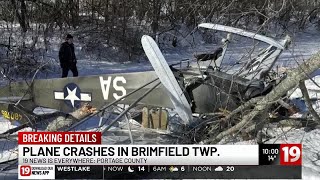 Small plane crashes in Brimfield Township, no fatalities