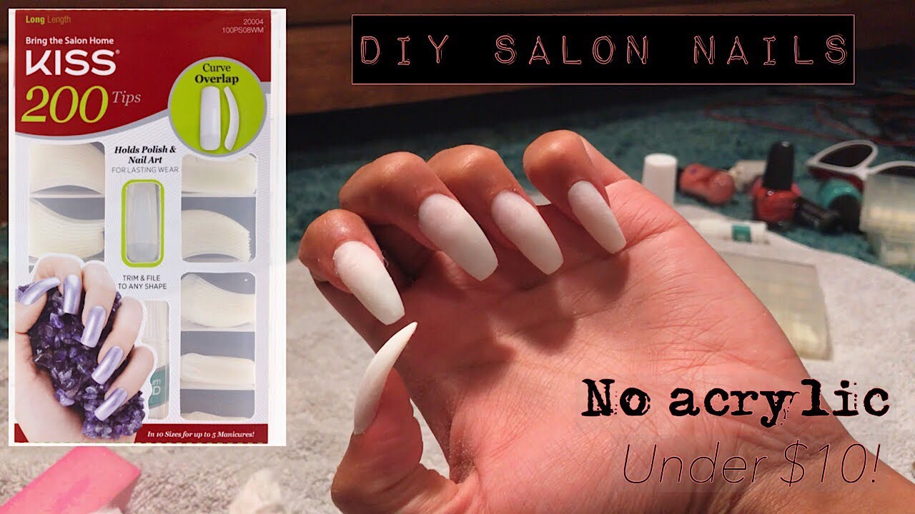 KISS 100 Full Cover Nails - CLEAR – Envy Us Beauty Supply