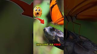 BUTTERFLY&#39;S SECRET: THEY TASTE WITH THEIR FEET! #Butterfly #Animania #Flyxo #Jaidmeel #Shorts #Short