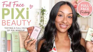 Testing a FULL FACE of PIXI BEAUTY 💕 Foundation, Blush, Bronzer & More!