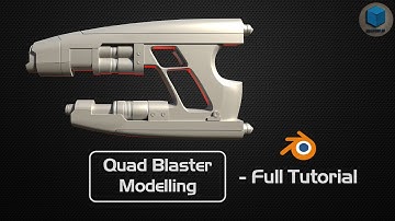 Quad Blaster Modelling - Full Tutorial - Blender