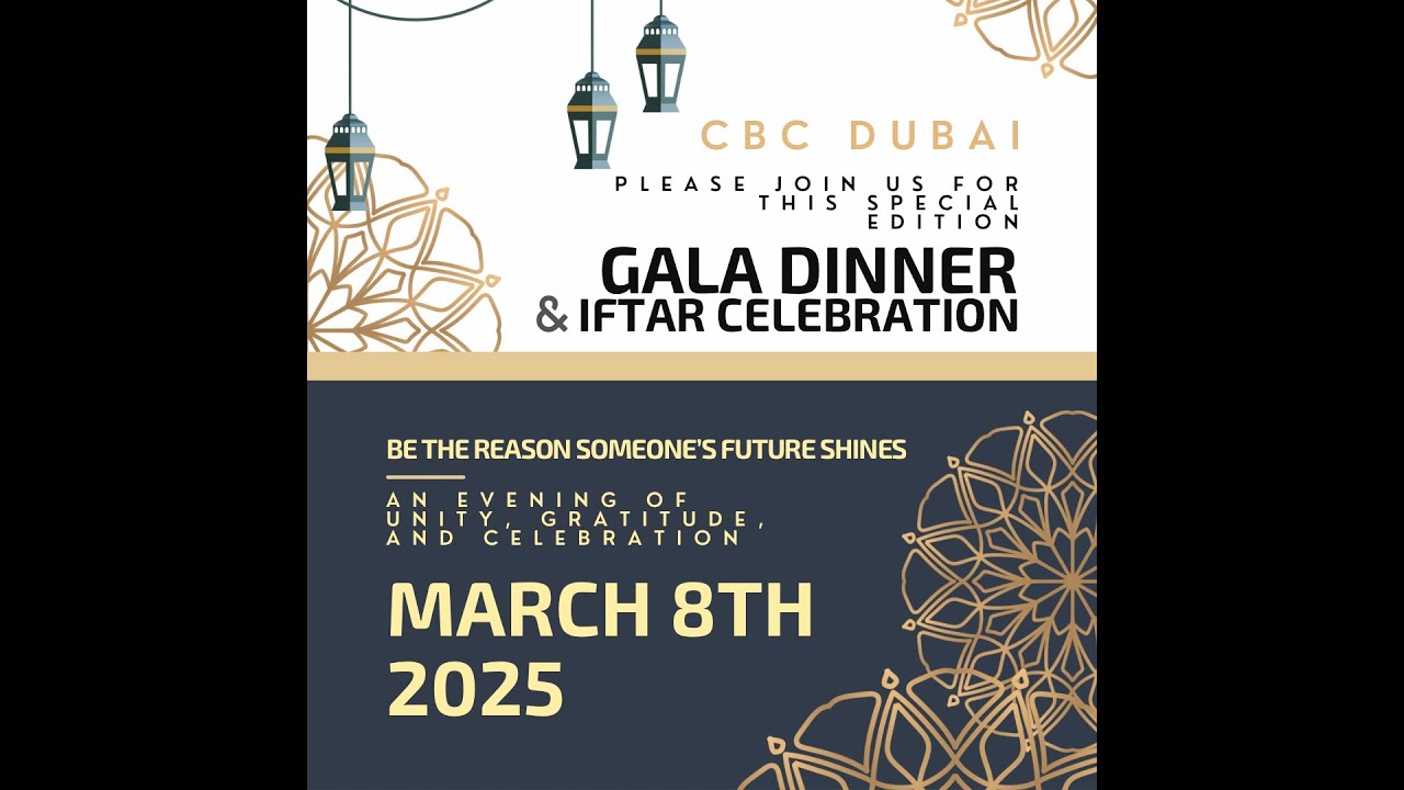 CBC Dubai Gala Presentation Highlights 2025